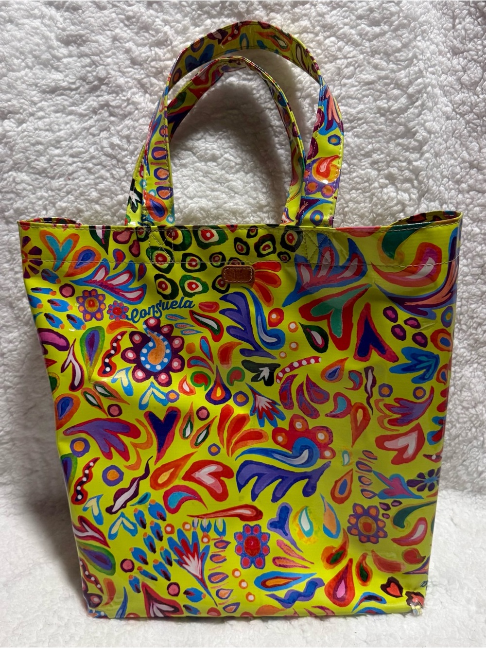 Consuela Limon Multi Floral Tote